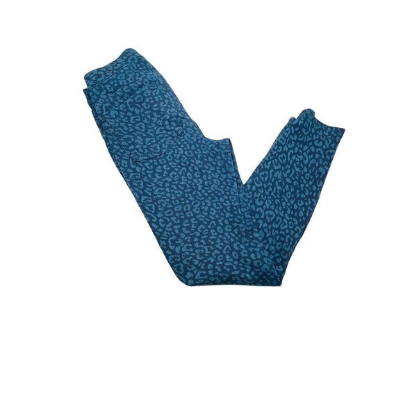 Spanx Leopard Print Legging Pants Blue Size S - Picture 2 of 9